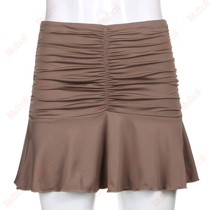 slim fit girl short skirt